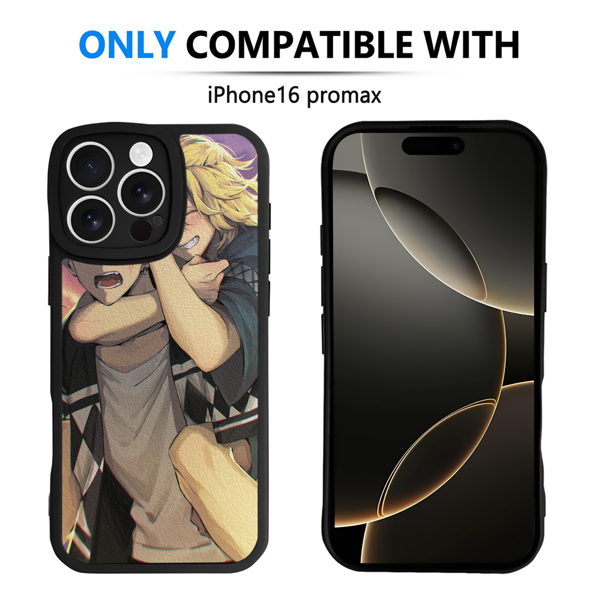 （画像用） 東京リベンジャーズ Tokyo Revengers 【iPhone 16シリーズ対応】シリコンスマホケース（レザー調） 材質：シリコン